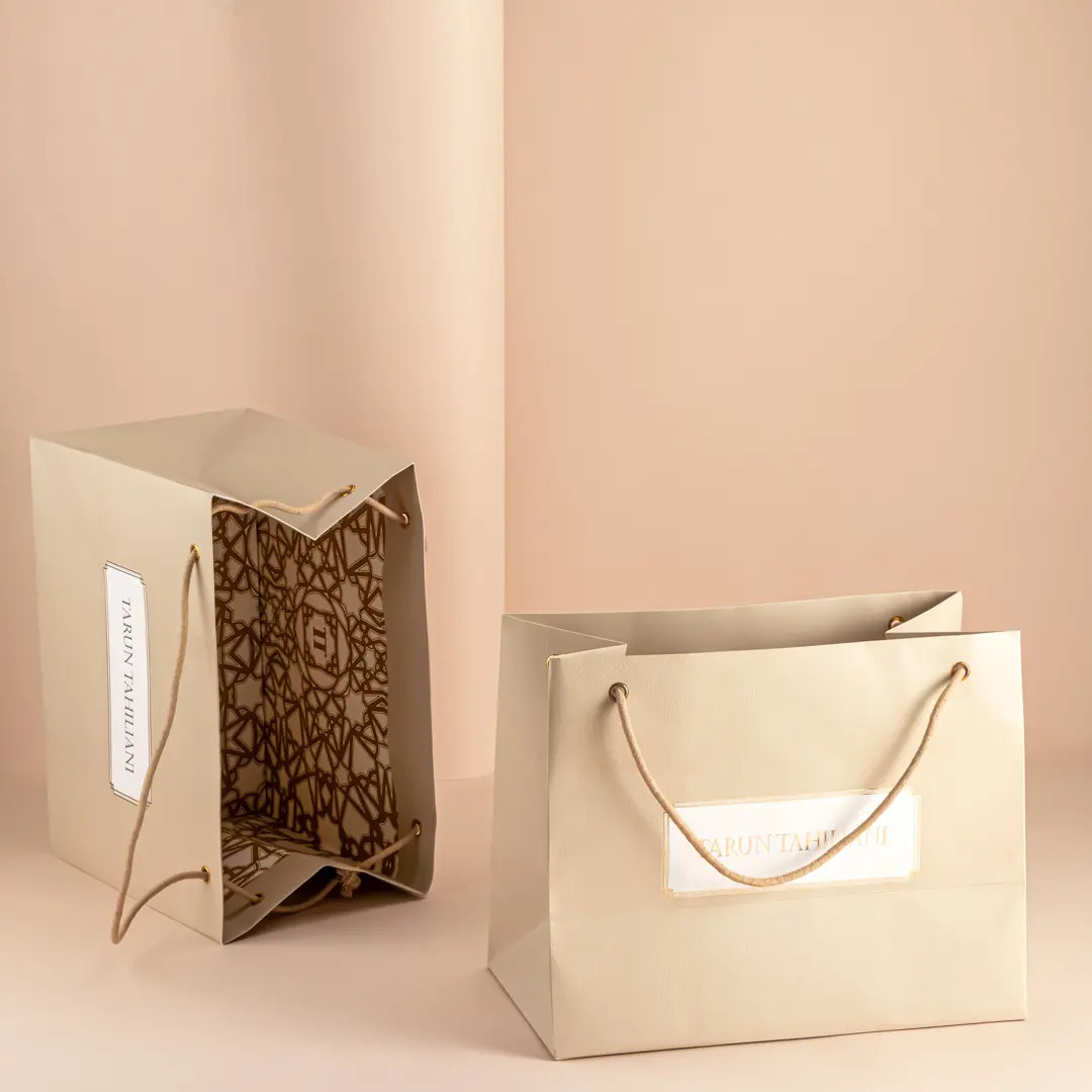 Minimal Luxury Paper Carry Bag
