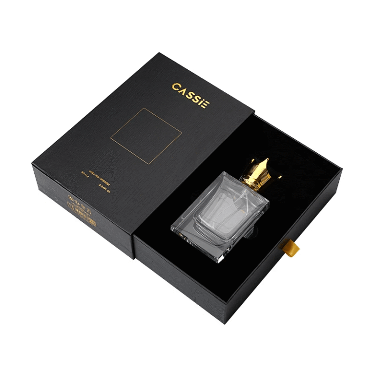 Luxury Black Drawer Perfume Box